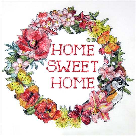 Janlynn&#xAE; Home Sweet Home Stamped Cross Stitch Kit